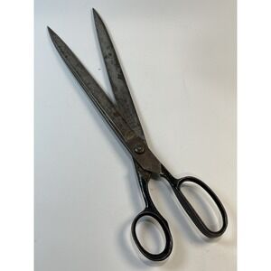 Compton  U- Set‎ Inlaid Scissors Shears 14 Inch Long  PAT'D 1941 USA